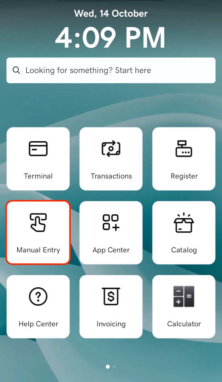 manual-entry